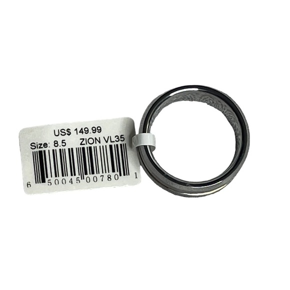 Nuni Jewelry 8mm Tungsten comfort band wedding ring NWT - Picture 3 of 6